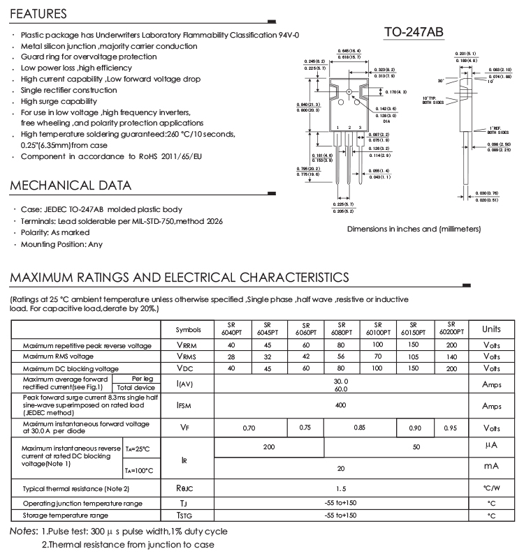 Rectifier 60A