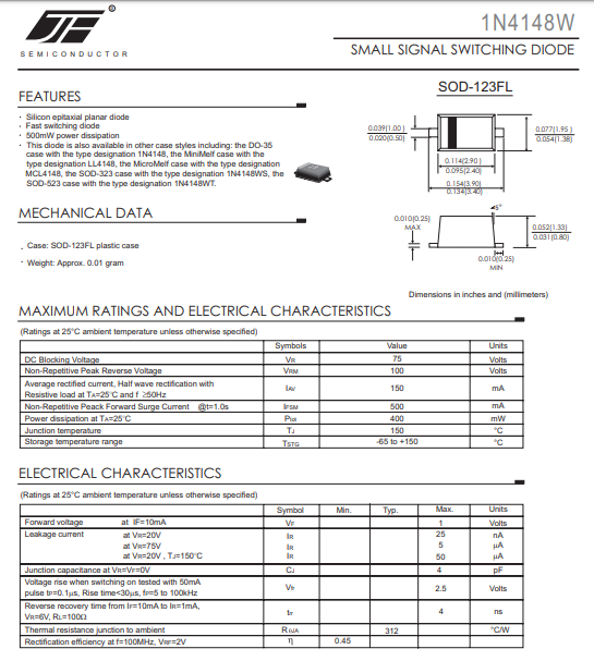 SOD323 Switching Diode